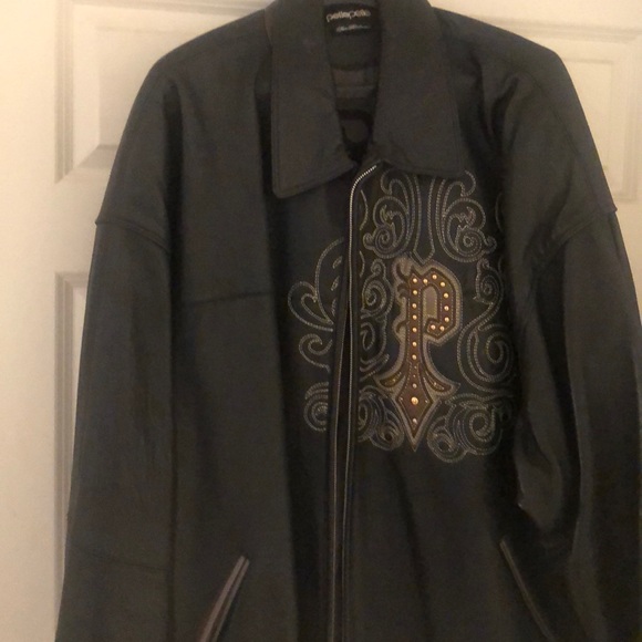 Black pele leather jacket size 2x - Picture 2 of 2